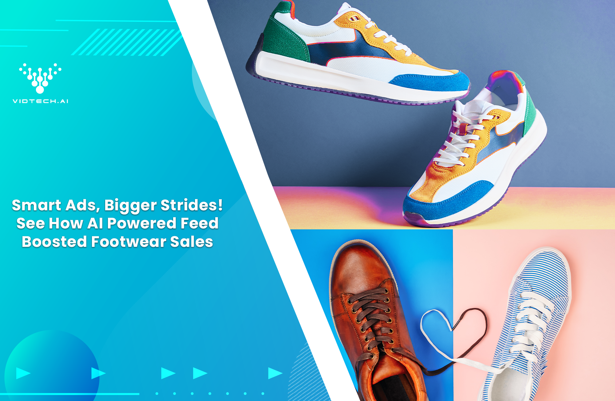 D2C footwear brand's AI-powered catalog ads showing 45% ROAS improvement metrics